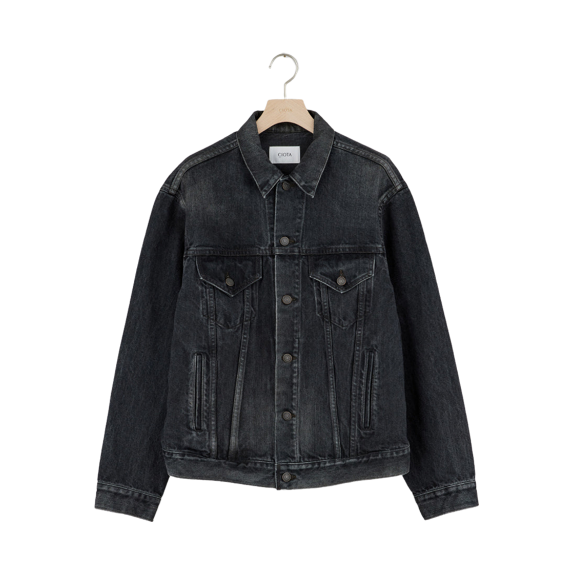 JKLM-106L Ciota 4 Pockets Denim Jacket Medium Black