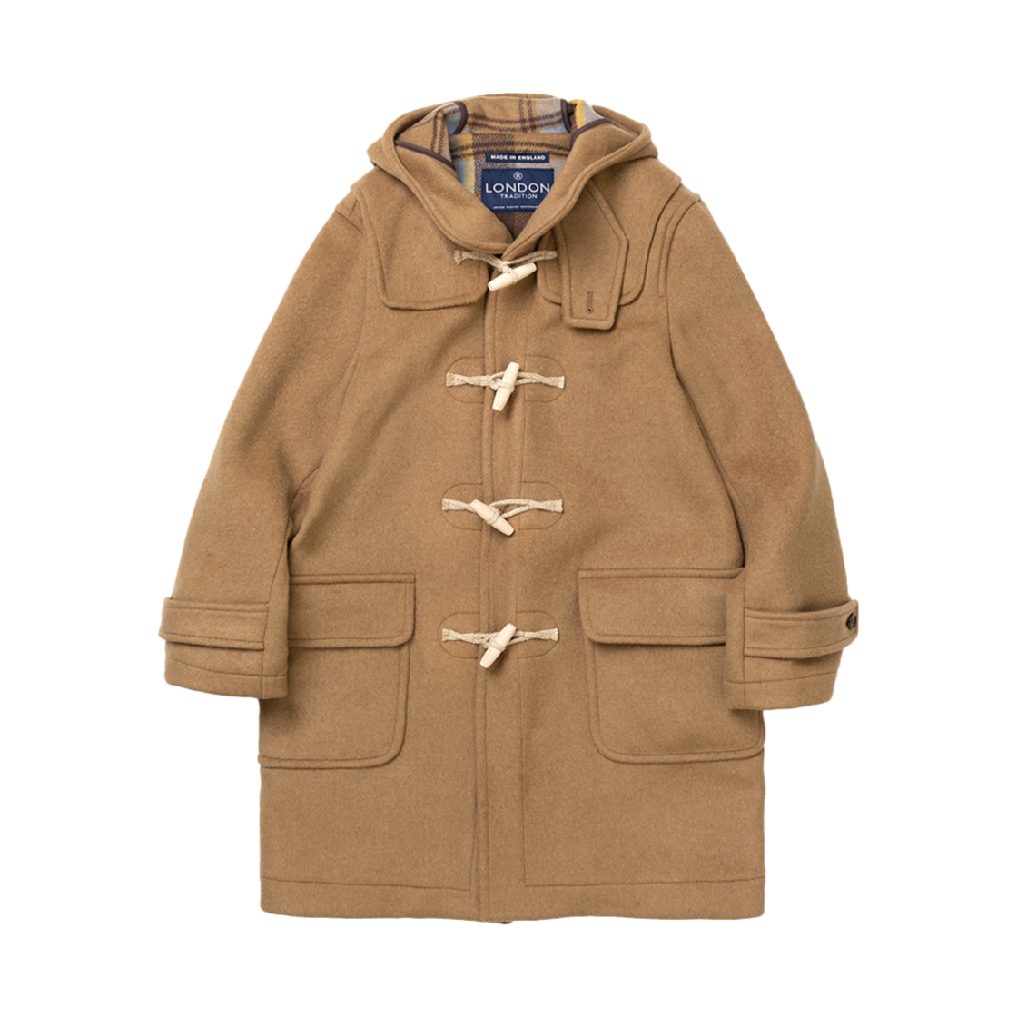 런던 트레디션 맨즈 에리카 더플 코트 비큐나 A31(London Tradition Mens Erica Duffle Coat Vicuna A31)