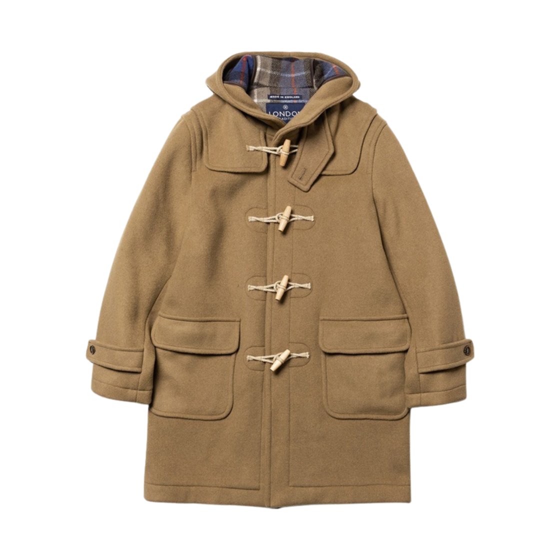 런던 트레디션 맨즈 에리카 더플 코트 비큐나 132(London Tradition Mens Erica Duffle Coat Vicuna 132)