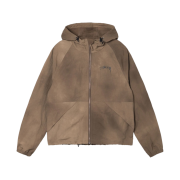 Stussy Wave Dye Beach Shell Jacket Brown