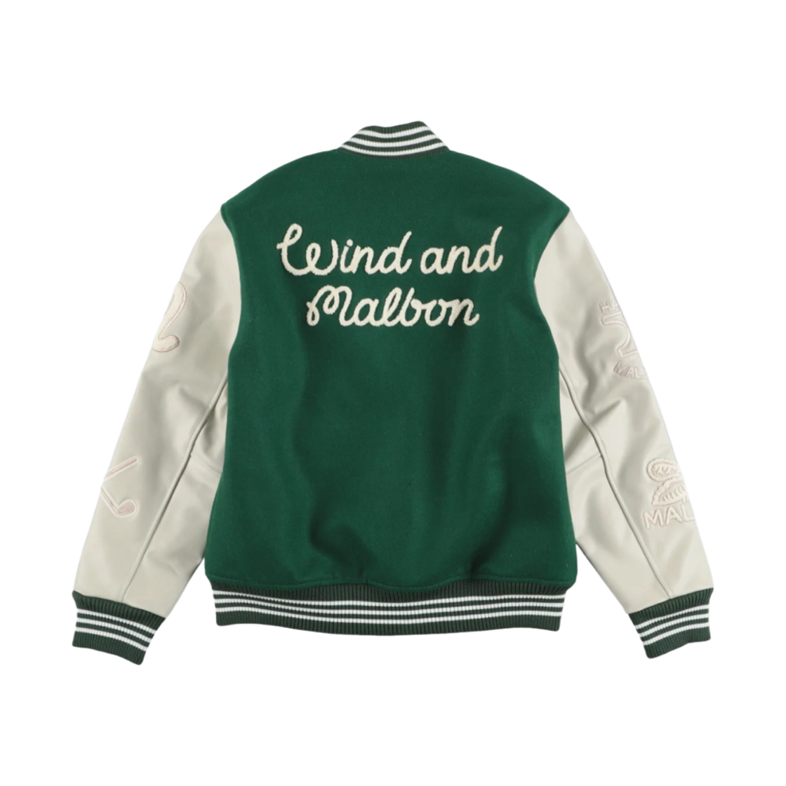 MALBON GOLF X WDS VARSITY JACKET 新品未使用 L MALBON X WDS マルボン ウィンダンシー バーシティジャケット