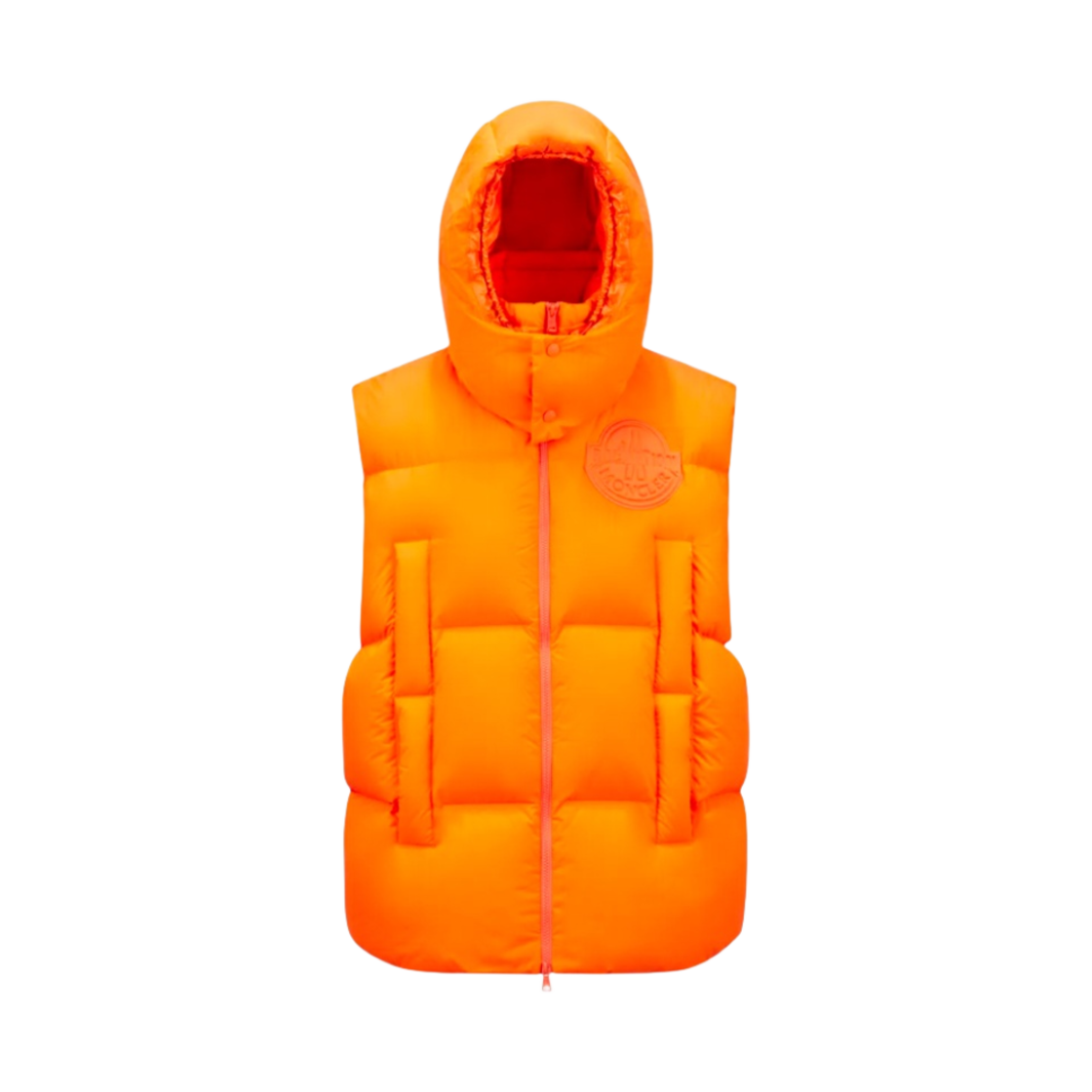 I2-09W-1A00005-M3381-328 Moncler x Roc Nation By Jay-Z Apus Down Gilet Bright Orange - 23FW