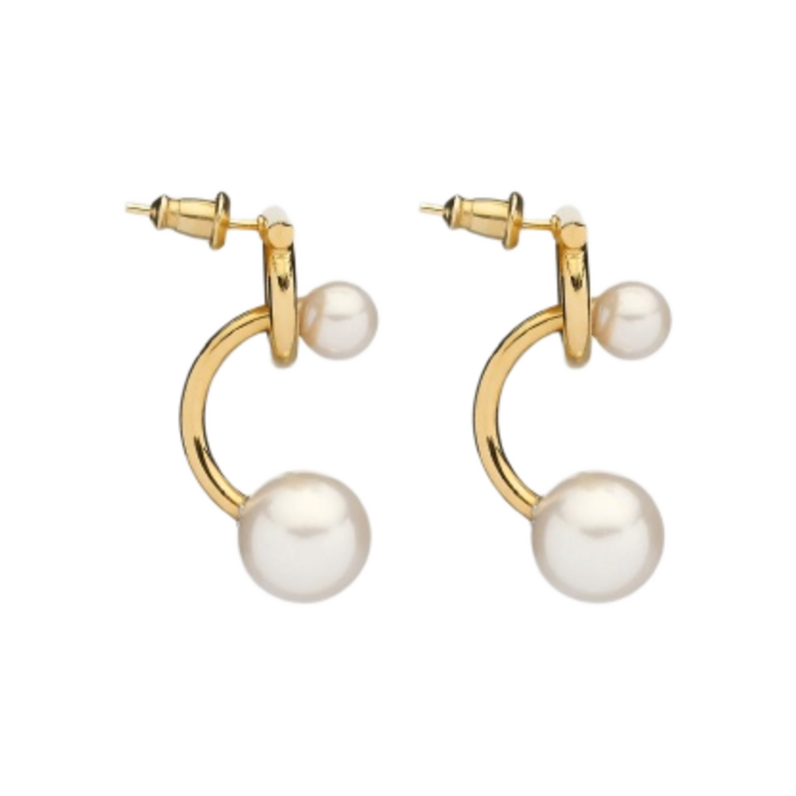 (W) 페라가모 이어링 골드 펄((W) Ferragamo Earrings Gold Pearl) - 2