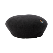 Vivienne Westwood Uni Colour Beret Black