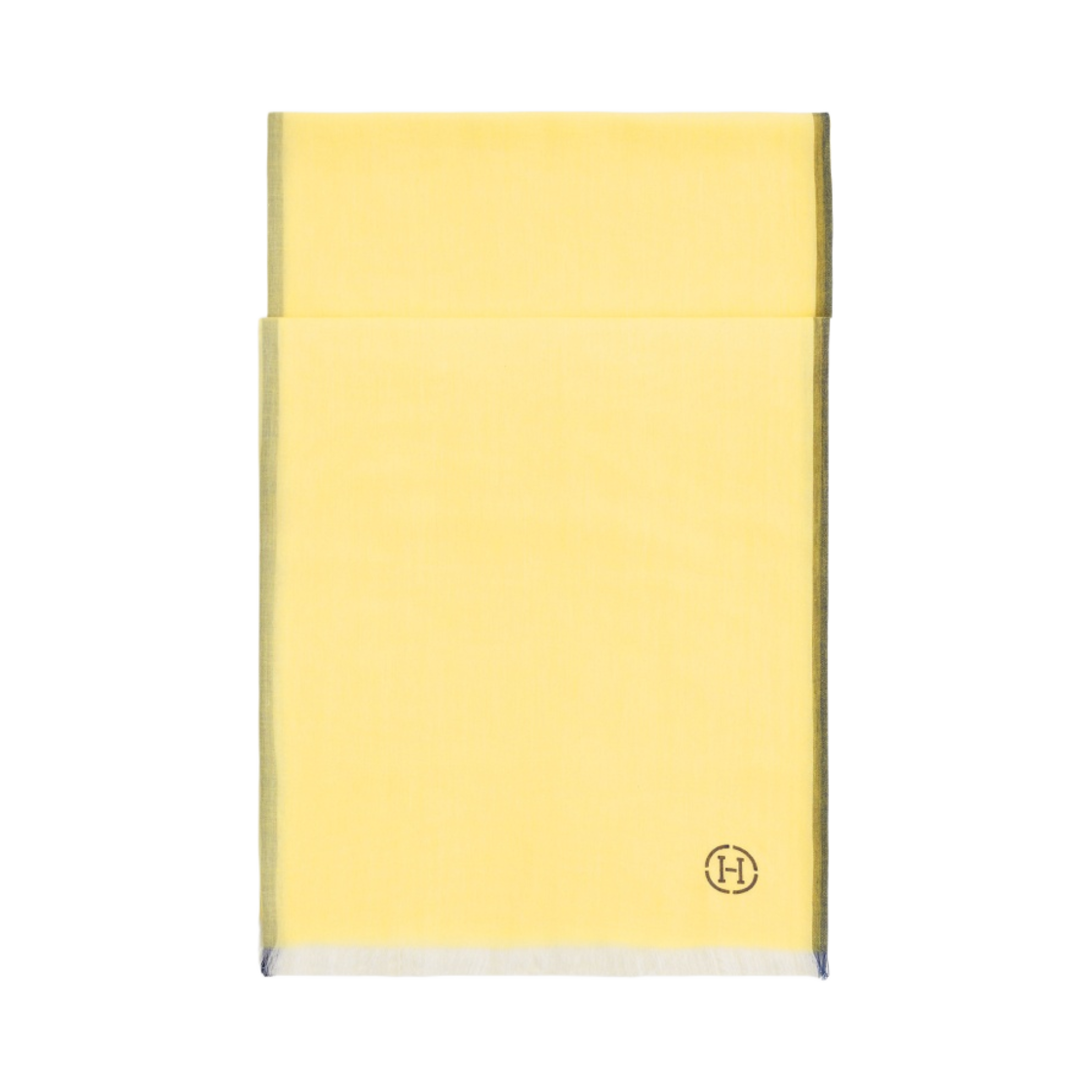 에르메스 나오시마 머플러 죤 도르 마린(Hermes Naoshima Muffler Jaune D'or Marine) - 1