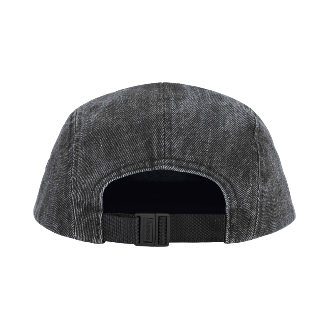 - Supreme Coated Denim Camp Cap Black - 24SS - #2