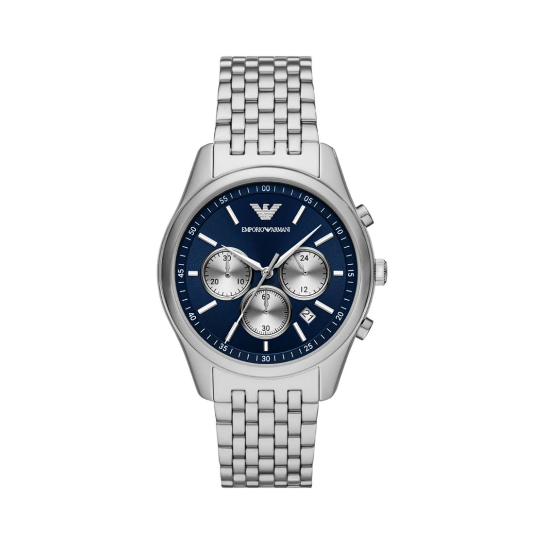 AR11582 Emporio Armani Quartz Chronograph 41mm Stainless Steel Blue Silver