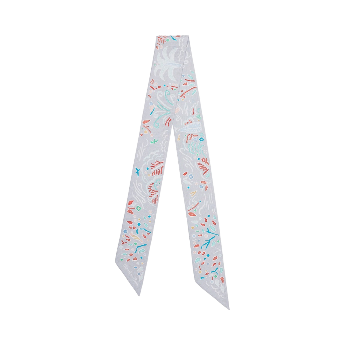 (W) 에르메스 이솔라 디 프리마베라 트윌리 그리 뻬를르 그르나딘 블루((W) Hermes Isola Di Primavera Twilly Gris Perle Grenadine Bleu) - 1