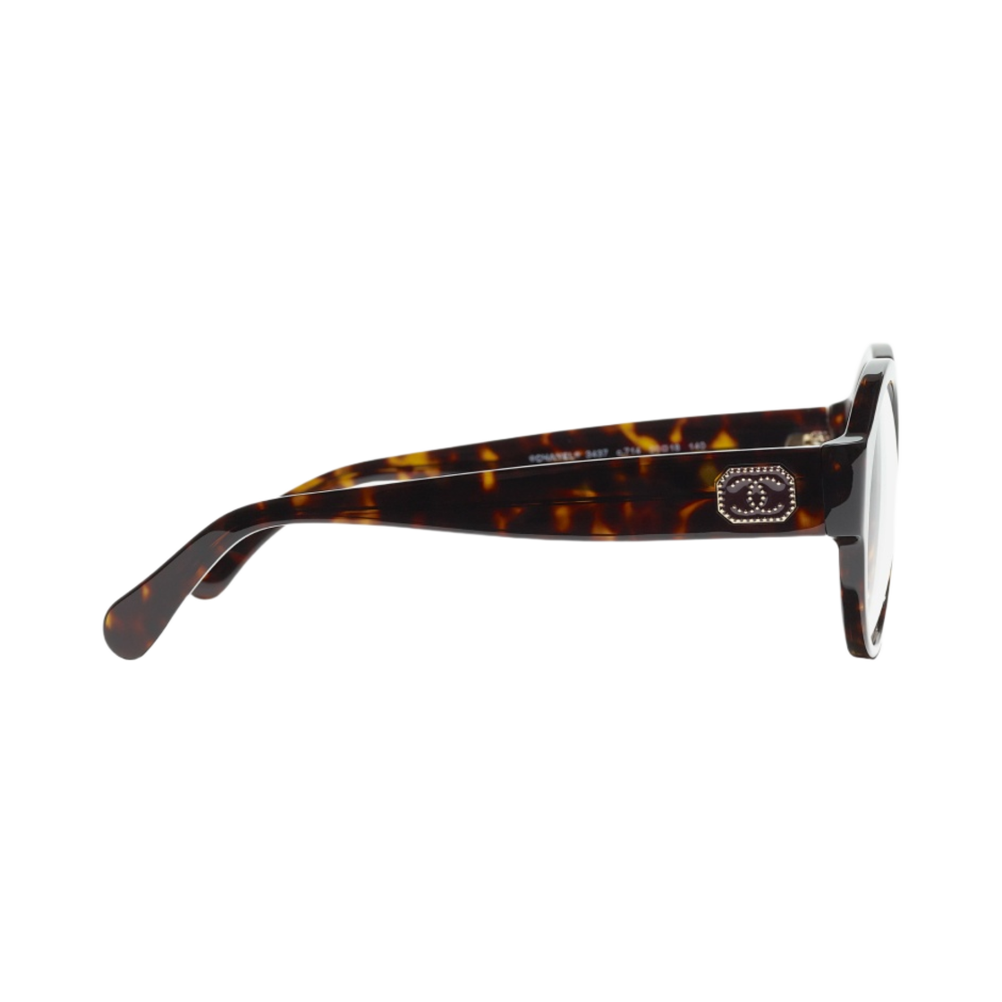샤넬 프레임 아세테이트 & 다크 톨토이즈(Chanel Round Eyeglasses Acetate & Dark Tortoise) - 3