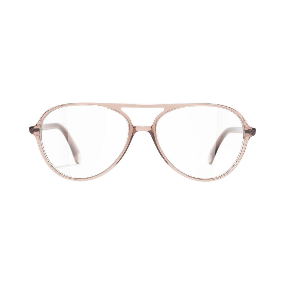 샤넬 파일럿 프레임 아세테이트 & 투명한 브라운(Chanel Pilot Eyeglasses Acetate & Transparent Brown) - 1