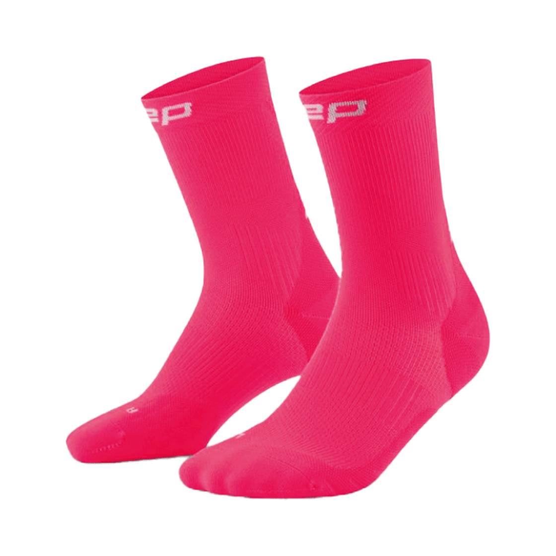 CEP 코어 런 미드컷 삭스 V5 핑크(CEP Core Run Mid Cut Socks V5 Pink)