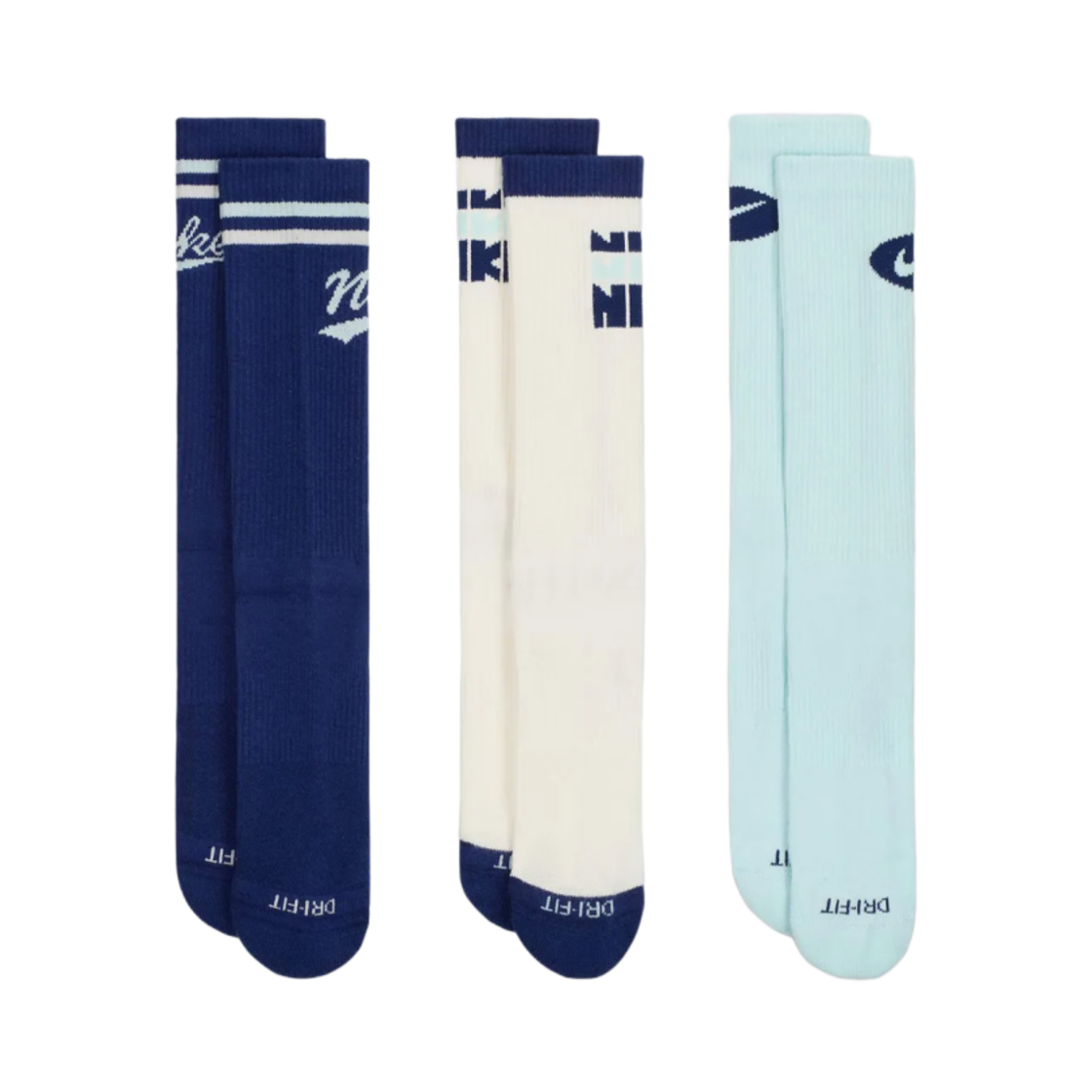 나이키 에브리데이 플러스 크루 삭스 멀티컬러 (3개입/국내 정식 발매 제품)(Nike Everyday Plus Crew Socks Multicolor (3 Pack/Korean Ver.))