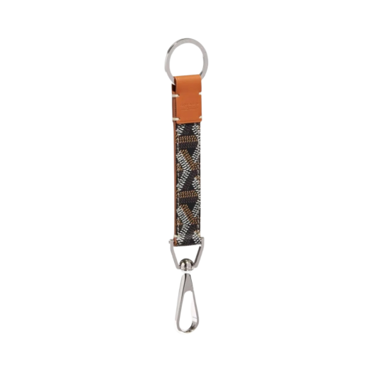 - Goyard Mousqueton Keyring Black Tan