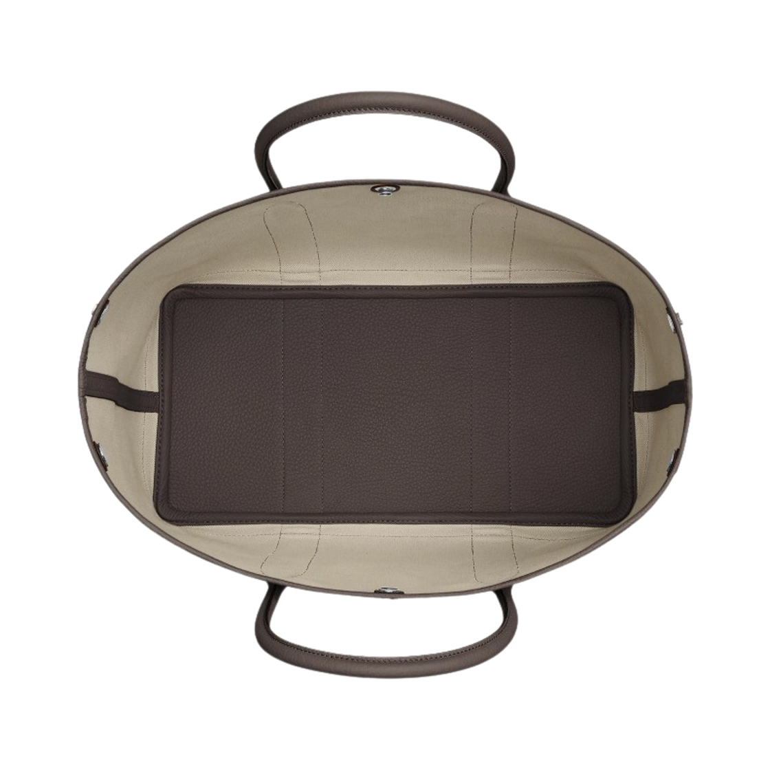 에르메스 가든 파티 36 백 밀리터리 캔버스 네곤다 & 팔라듐 하드웨어 베통 에벤(Hermes Garden Party 36 Bag Military Canvas Negonda & Palladium Beton Ebene) - 3