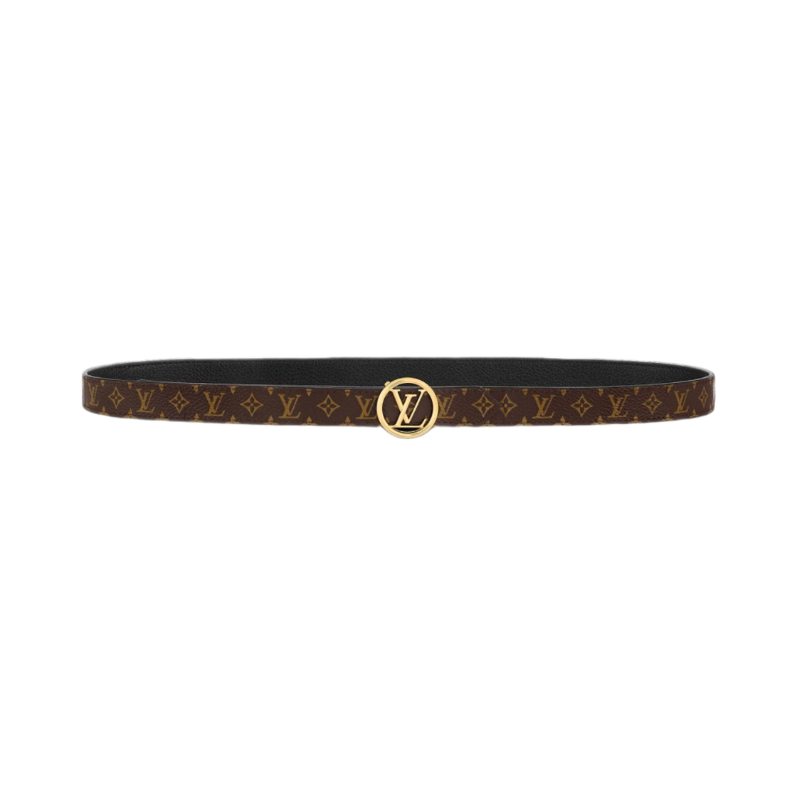 W) 루이비통 LV 아이코닉 20MM 리버시블 벨트 모노그램 브라운 | Louis