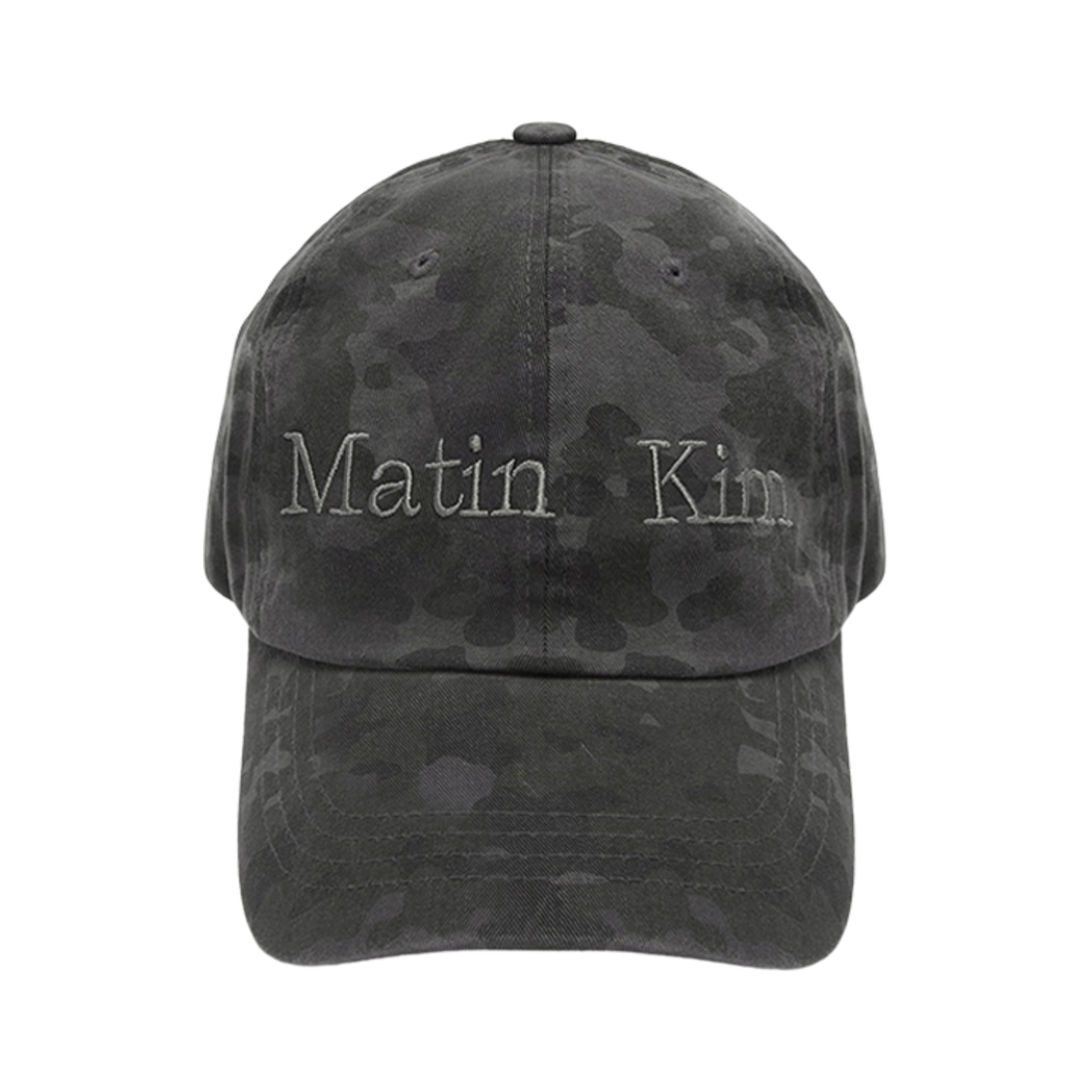 (W) 마뗑킴 마뗑 카모플라주 캡 차콜((W) Matin Kim Matin Camouflage Cap Charcoal) - 2