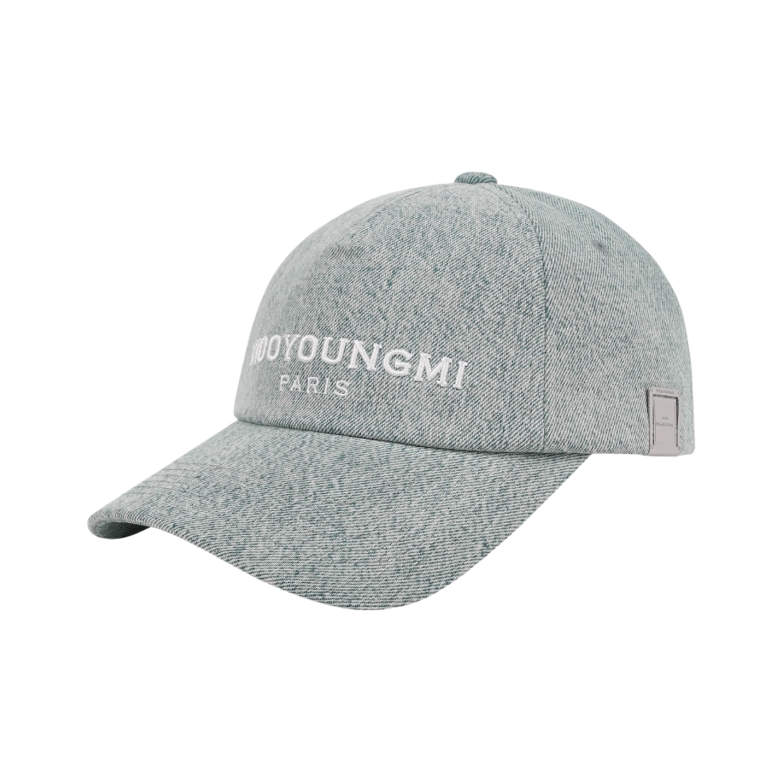 우영미 엠브로이드 볼캡 블루 - 24SS(Wooyoungmi Embroidered Ball Cap Blue - 24SS)