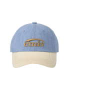 Emis Washed Denim Ball Cap Light Blue Denim Cream