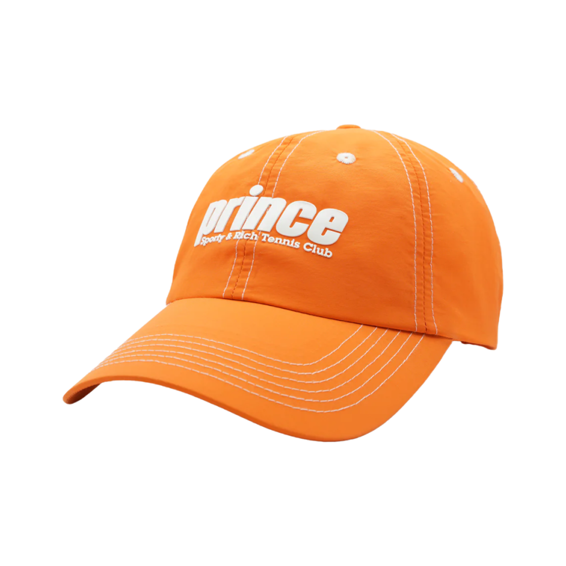 AC511OR Sporty & Rich Prince Sporty Nylon Cap Orange