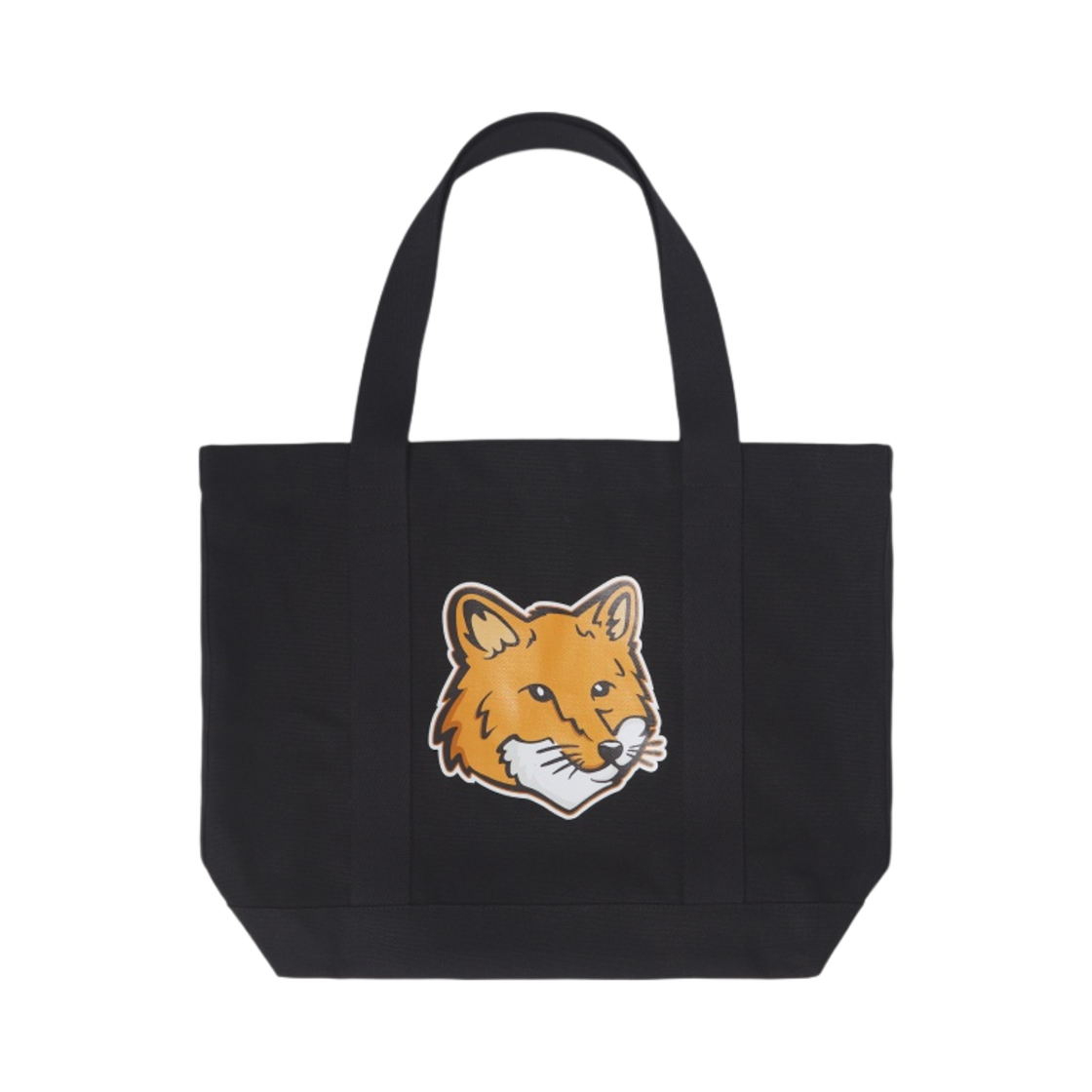 메종 키츠네 폭스 헤드 토트백 블랙(Maison Kitsune Fox Head Tote Bag Black)