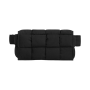 Bottega Veneta Padded Tech Cassette Belt Bag Black Parakeet