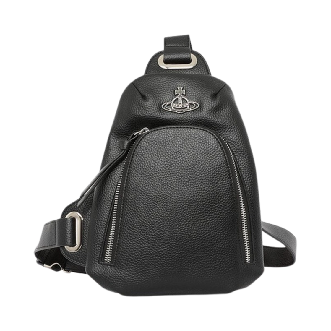 58010004U-S000D-N403 Vivienne Westwood Orb Logo Sling Bag Black