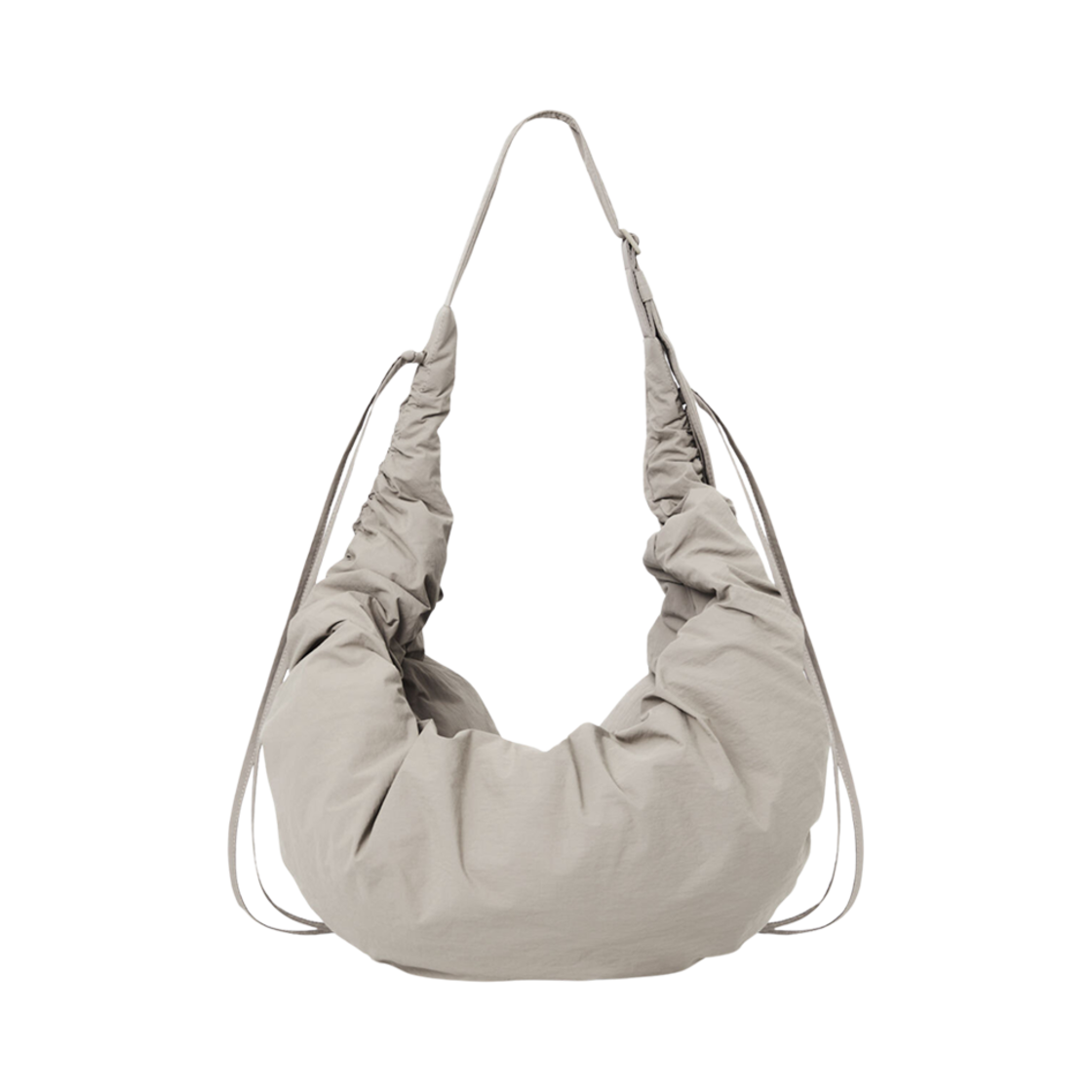 코스 캐노피 오버사이즈 나일론 크로스바디백 스톤(COS Canopy Oversized Nylon Crossbody Bag Stone)