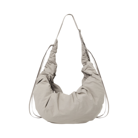 1243154002 COS Canopy Oversized Nylon Crossbody Bag Stone