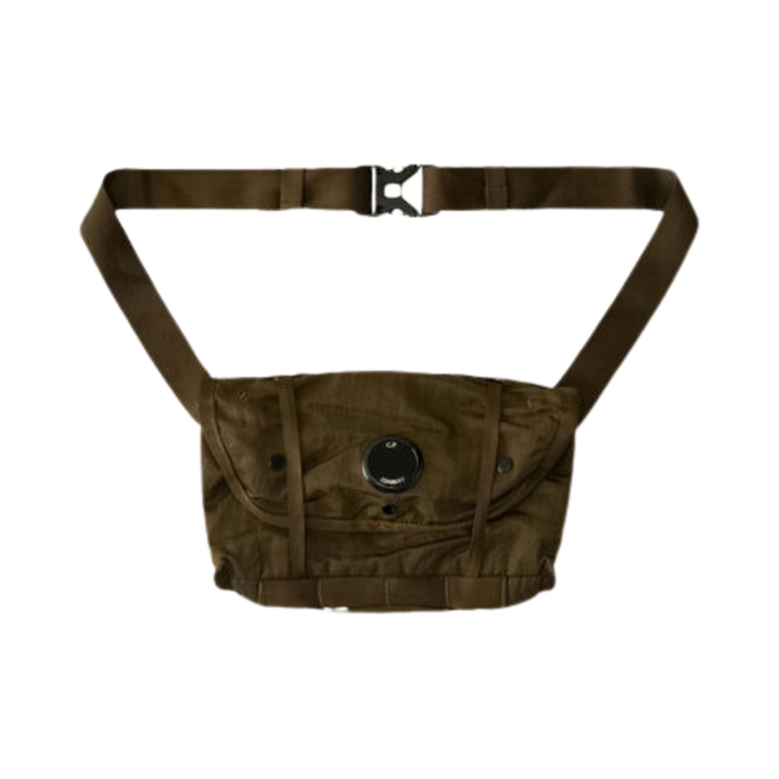 C.P. 컴퍼니 나일론 B 렌즈 웨이스트밴드 팩 아이비 그린 - 24FW(C.P. Company Nylon B Lens Waistband Pack Ivy Green - 24FW)