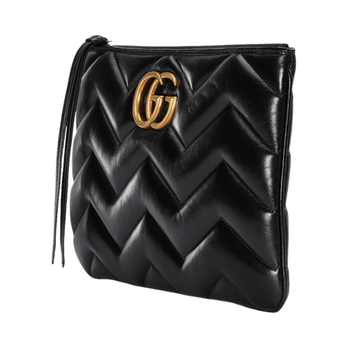 구찌 GG 마몽 클러치 블랙 레더(Gucci GG Marmont Clutch Black Leather) - 2