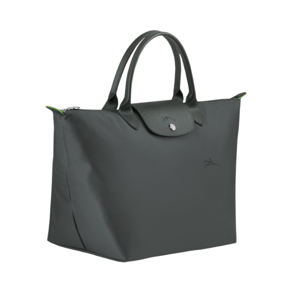 롱샴 르 플리아쥬 그린 핸드백 M 그래파이트(Longchamp Le Pliage Green Handbag M Graphite) - 2