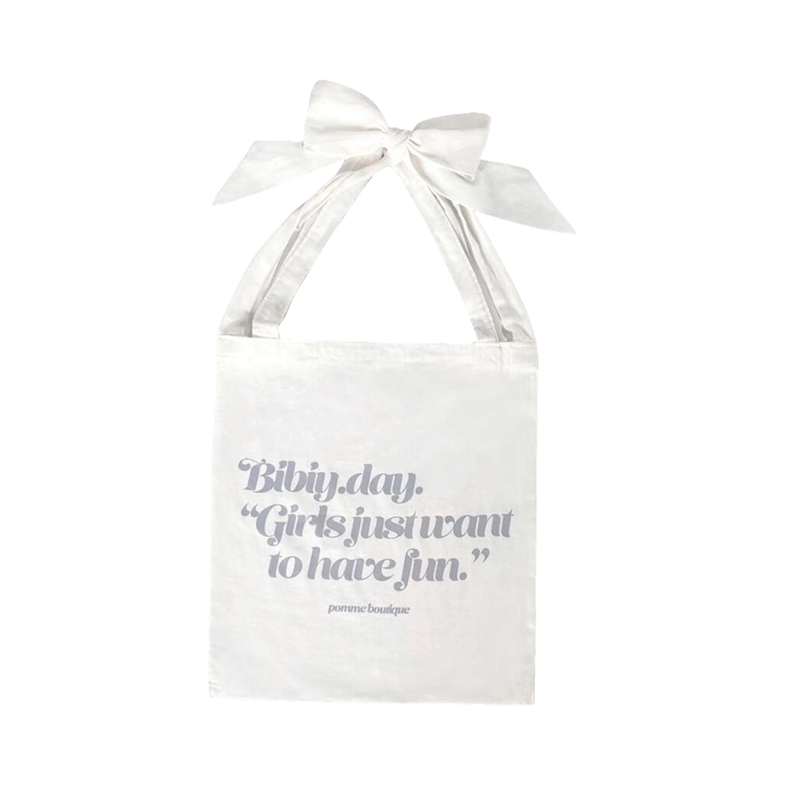 비비 리본 토트백 화이트(Bibiy. Ribbon Tote Bag White)