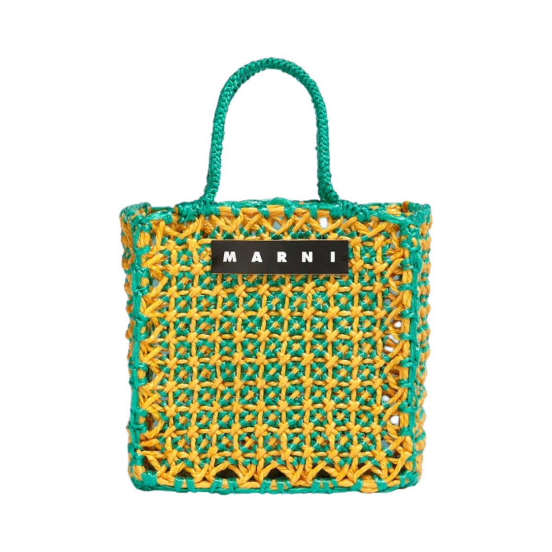 마르니 마켓 크로쉐 줄타 스몰백 에메랄드(Marni Market Crochet Jurta Small Bag Emerald) - 1