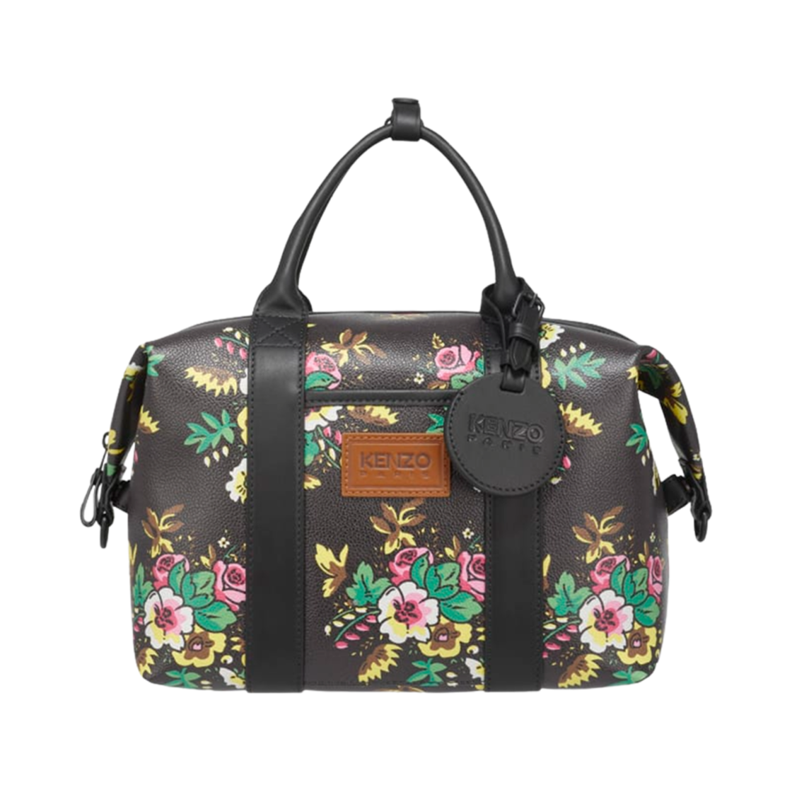 FC62SA709B04-99 Kenzo Courier Pop Bouquet Tote Bag Black