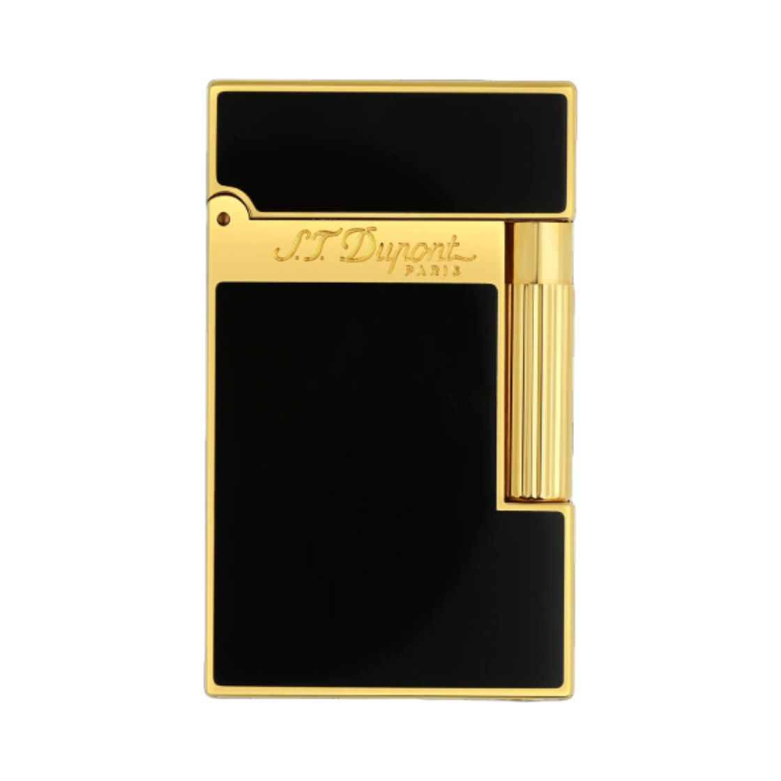 S.T. 듀퐁 라인 2 래커 라이터 블랙 골드(S.T. Dupont Line 2 Lacquer Lighter Black Gold)