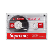 Supreme x Maxell Cassette Tapes Clear (Pack of 5) - 23FW