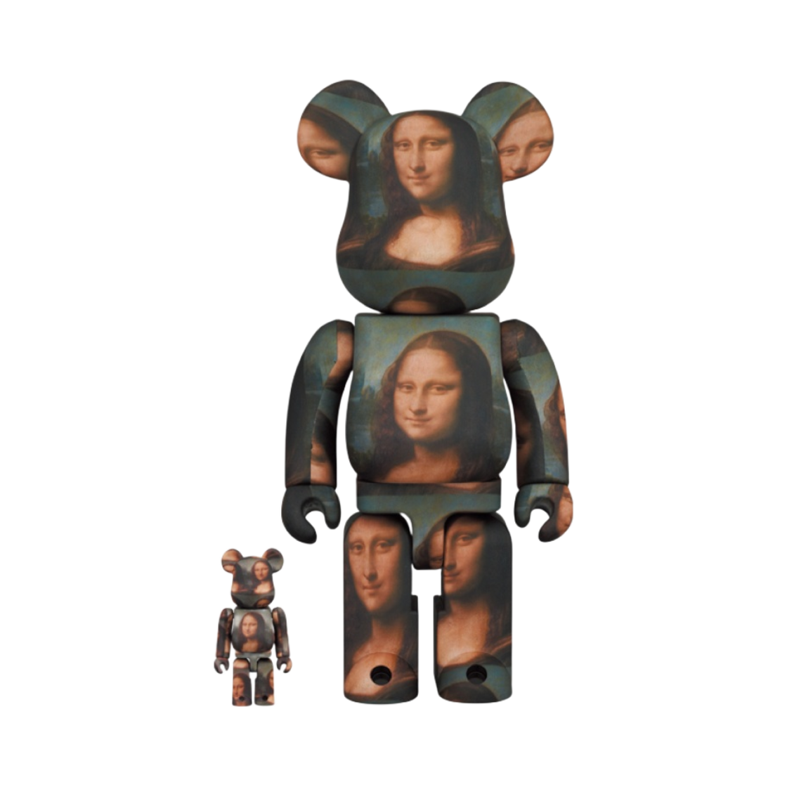 베어브릭 레오나르도 다 빈치 모나리자 100% & 400% 세트(Bearbrick Leonardo De Vinci Mona Lisa 100% & 400% Set) - 1