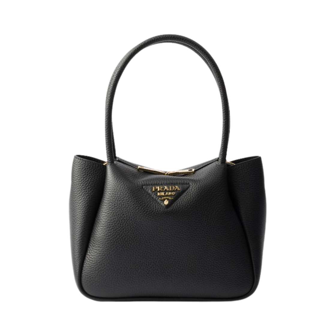 1BC145-2DKV-F0632 Prada Small Leather Bag Black