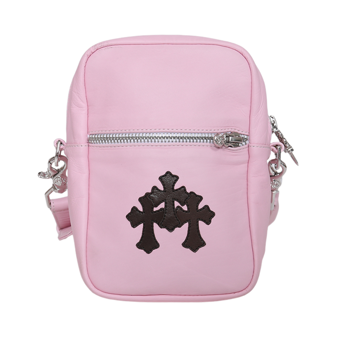 777711111111 Hansroom Chrome Hearts Taka Mini Leather Shoulder Bag Pink