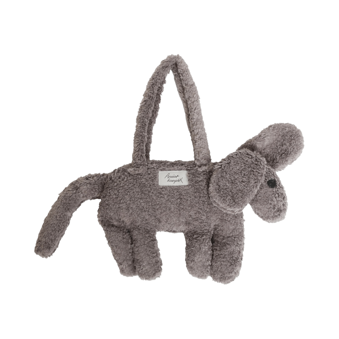 CU24RAC30-GROS Artist Komplex Rey Dog Shoulder Bag Grey