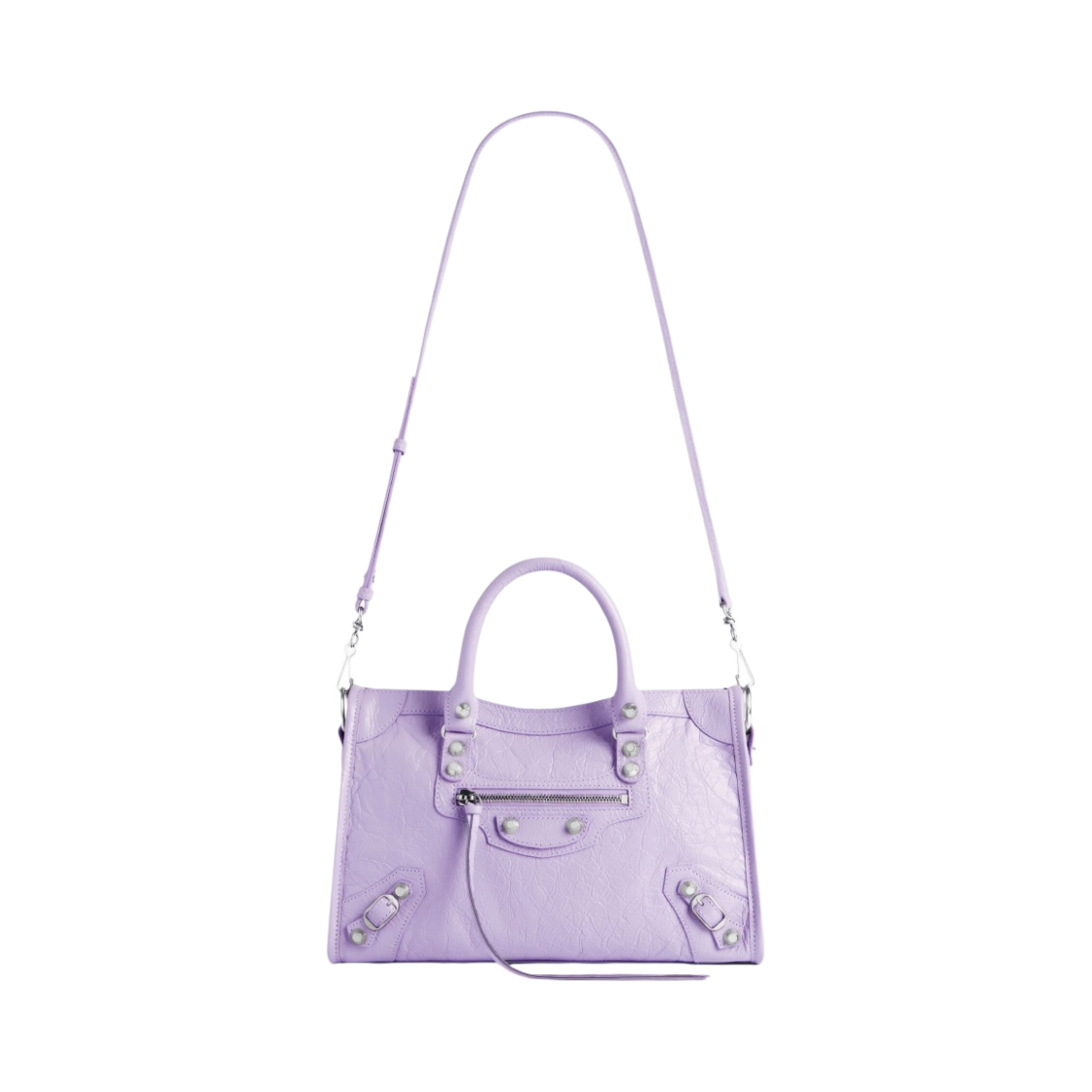발렌시아가 르 시티 스몰 백 라이트 퍼플(Balenciaga Le City Small Bag Light Purple) - 4