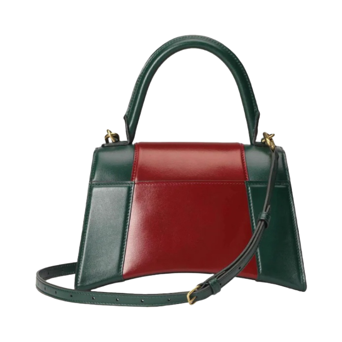 구찌 x 발렌시아가 해커 프로젝트 스몰 아워글래스 백 그린 레드(Gucci x Balenciaga The Hacker Project Small Hourglass Bag Green Red) - 2