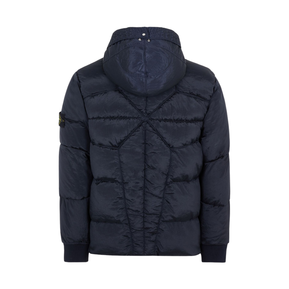 스톤 아일랜드 43619 나일론 메탈 에코닐 재생 나일론 다운 자켓 네이비 블루 - 22FW(Stone Island 43619 Nylon Metal Econyl Regenerated Nylon Down Jacket Navy Blue - 22FW) - 2