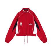Project G/R Reconstructed Hybrid Track Jacket Red