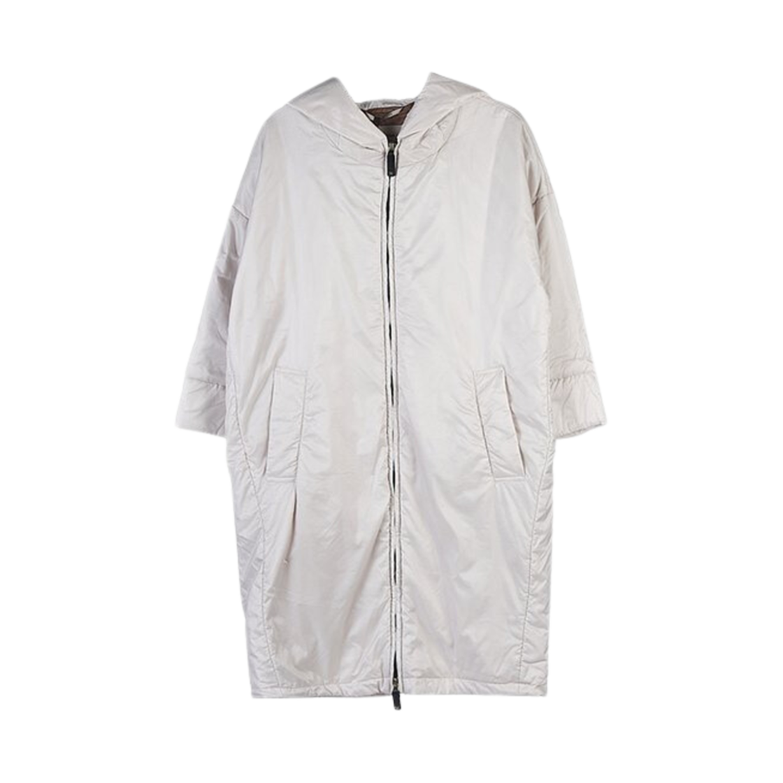 GREENT-072 (W) Max Mara Greent Hoodie Jacket White