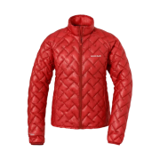 (W) Montbell Plasma 1000 Down Jacket Red