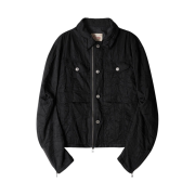 ETCE Pinch Crinkled Jacket Black