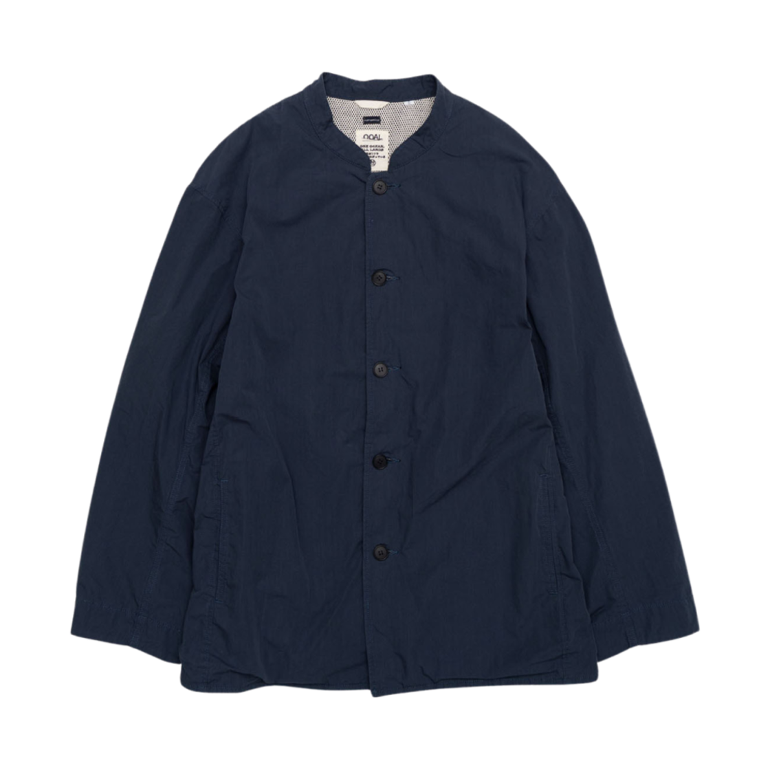 나나미카 밴드 칼라 자켓 마린 네이비(Nanamica Band Collar Jacket Marine Navy) - 1