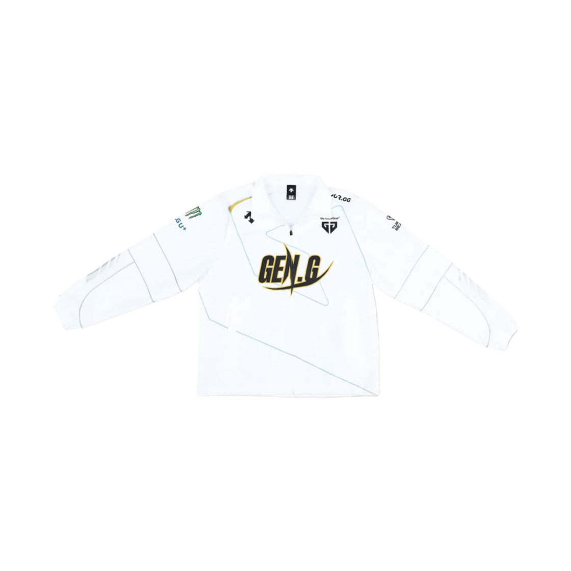 젠지 2024 월즈 오피셜 플레이어 자켓 화이트 (논마킹 버전)(Gen.G 2024 Worlds Official Player Jacket White (Non Marking Ver.))