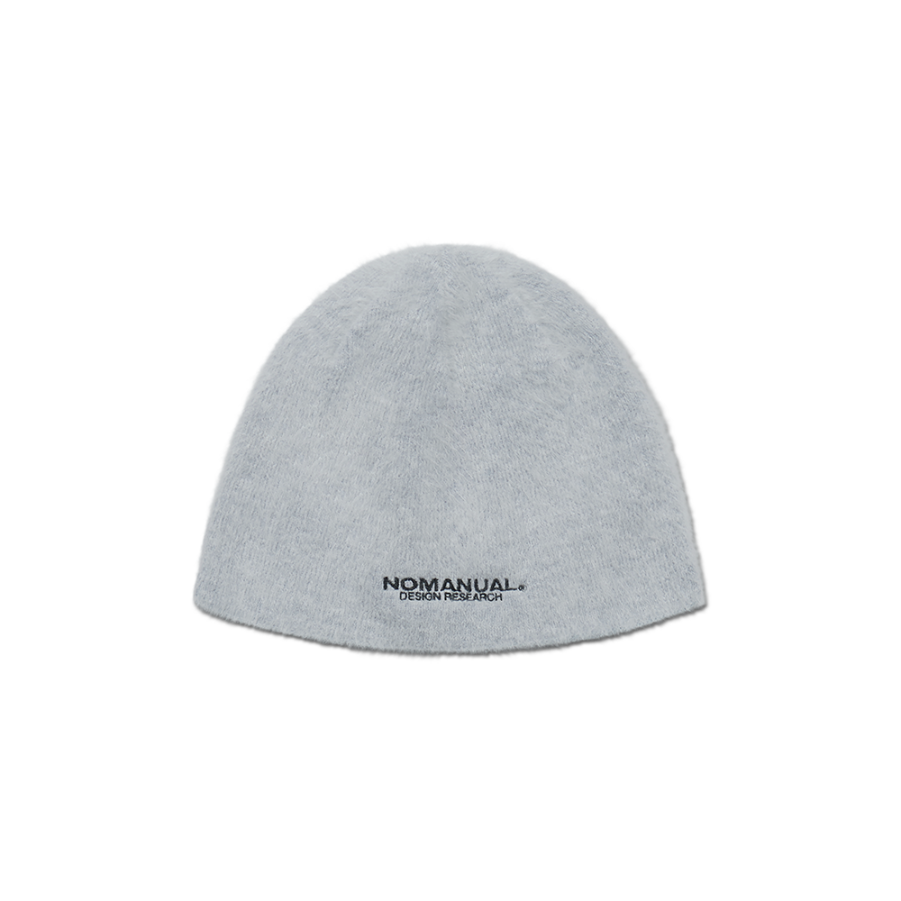 노매뉴얼 NM 헤어리 비니 라이트 그레이(NOMANUAL NM Hairy Beanie Light Gray)